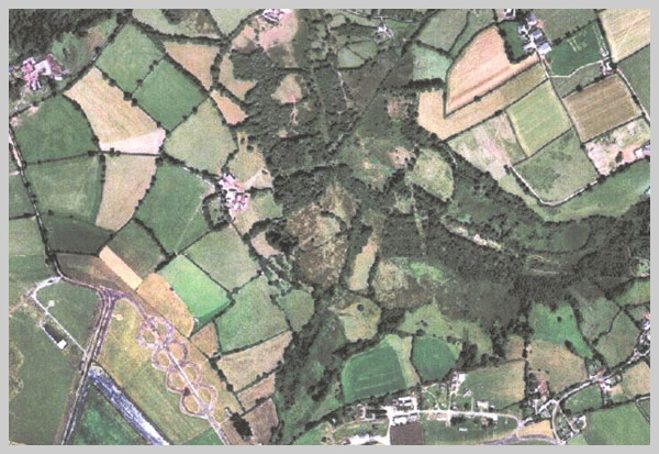 Aerial map of Gotleigh Moor
